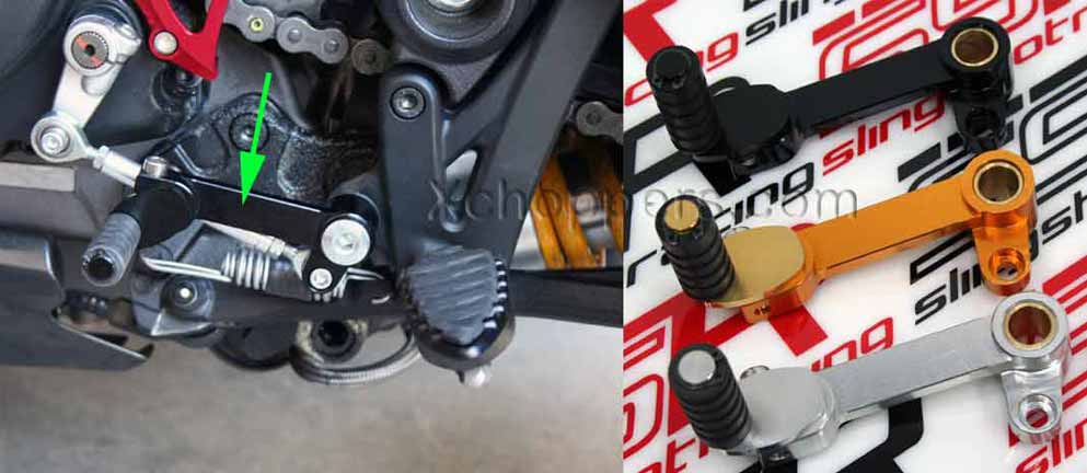 Ducati Diavel Anodized Billet Adjustable Shifter