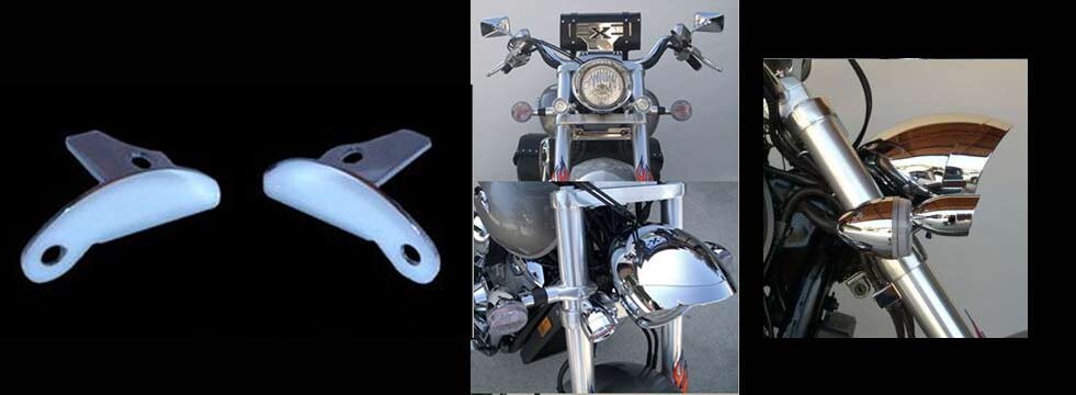 Kewl Metal Large Bullet Light Mount Bracket - VTX1800C&R/VTX1300 Kewl Metal Large Bullet Light Mount Bracket - VTX1800C&R/VTX1300