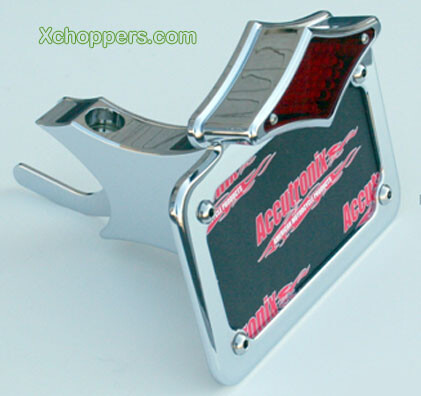 Accutronix Chrome Diamond Style Horiz. Sidemount - Fury, VT1300