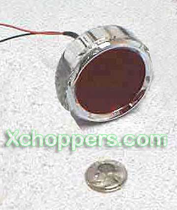 Radiantz - 2.25" Billet Circle w/ Red LED's