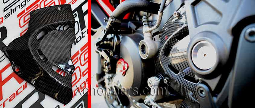 Ducati Diavel Carbon Fiber Front Chain Sprocket Cover