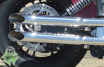 <B>Xchoppers Turn Out Mufflers for Indian Scout </B>